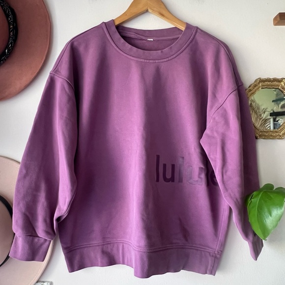 LULULEMON Perfectly Oversized Crew Graphic
Vintage Plum Women’s SIZE LARGE - Picture 3 of 7